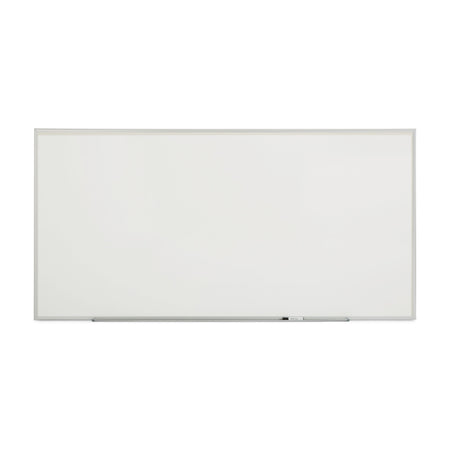 Staples Standard Durable Melamine Dry-Erase Whiteboard, Aluminum Frame, 8' x 4'