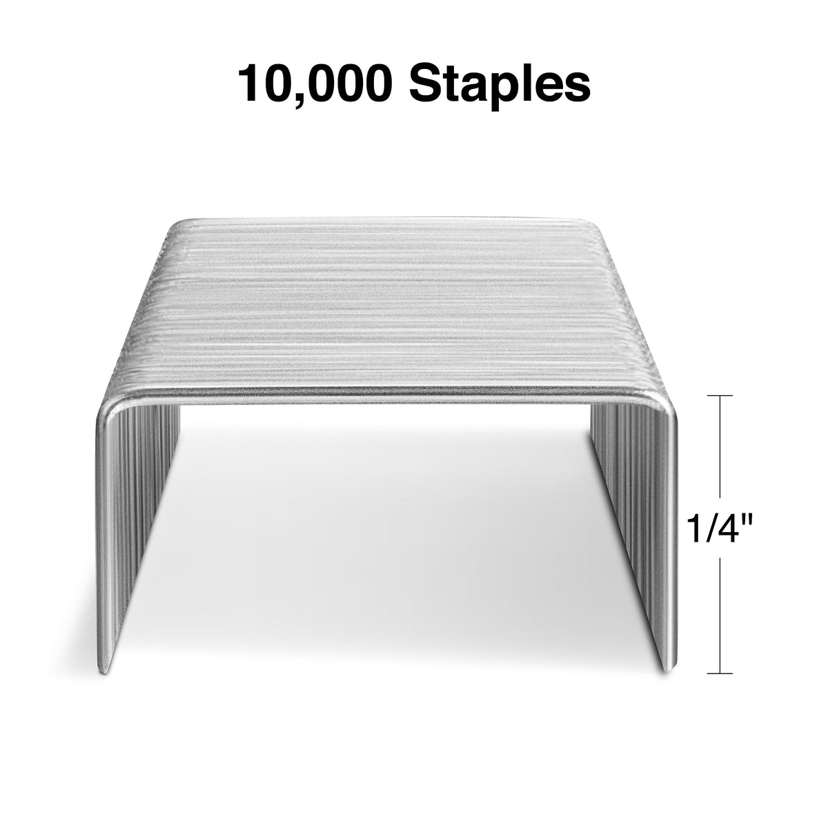 Staples Standard Staples, 1/4" Leg Length, 5000/Box, 2/Pack