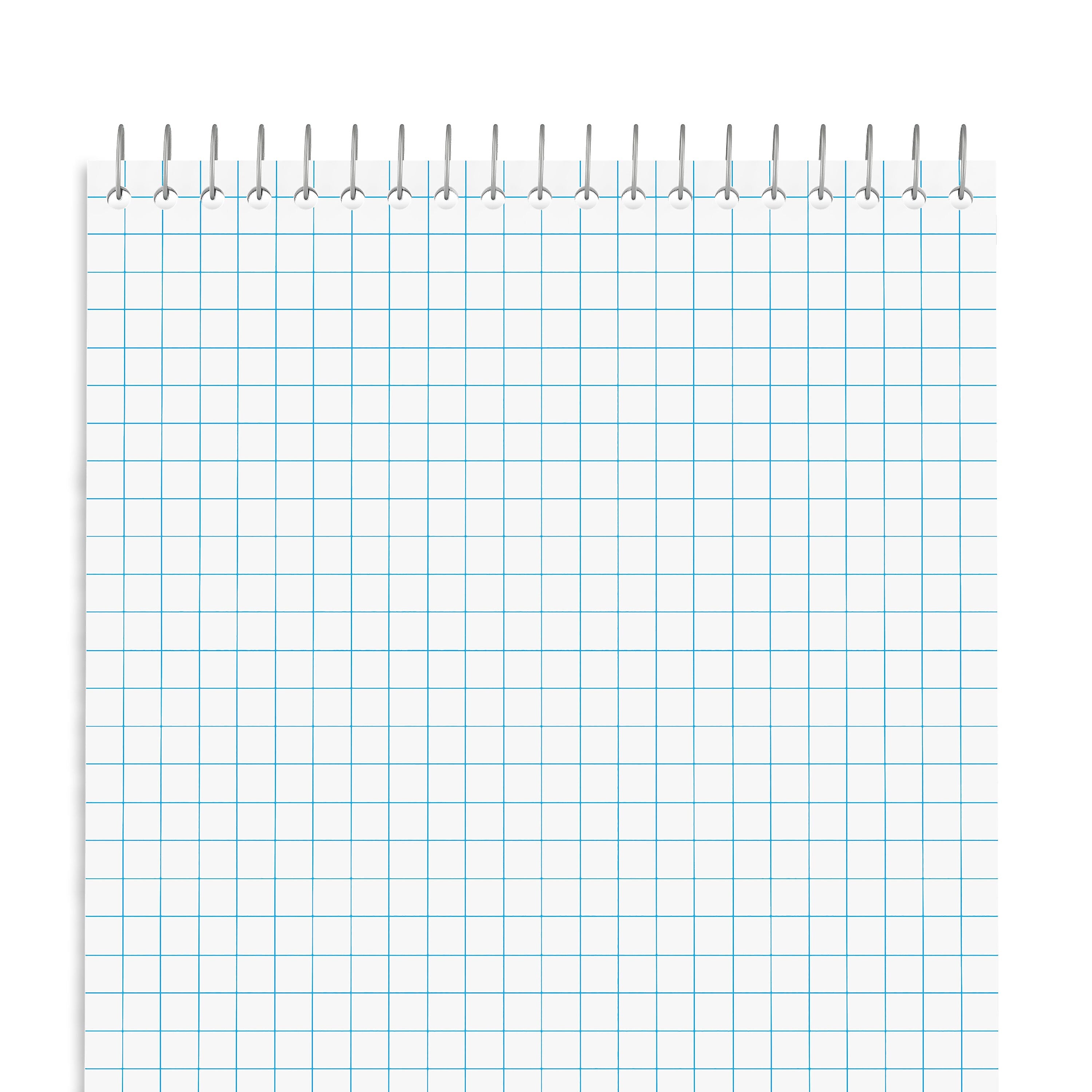 Staples Steno Pads, 6" x 9", Graph Ruled, White, 80 Sheets/Pad, 6 Pads/Pack