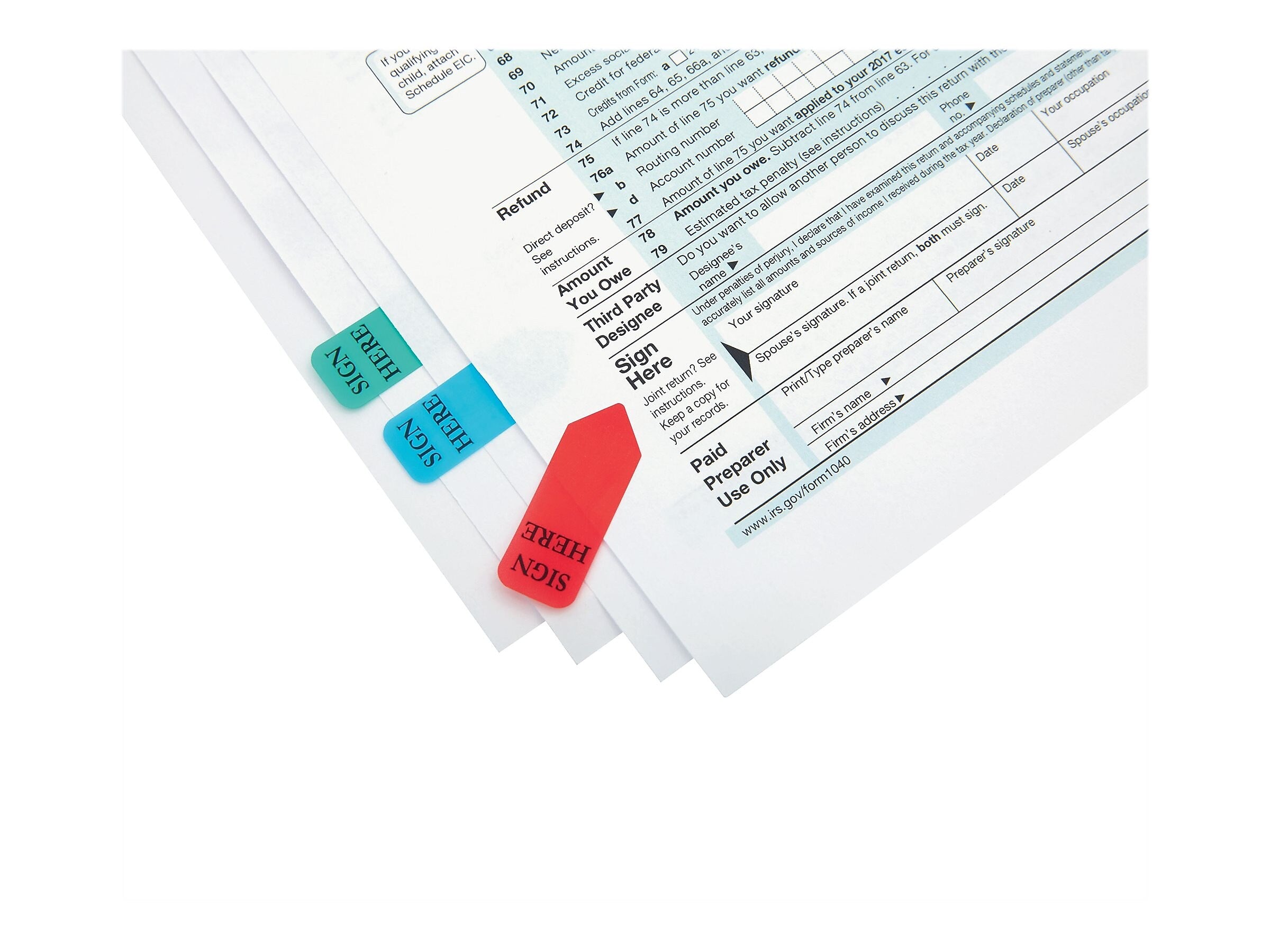 Staples Stickies Message Flags, 0.56