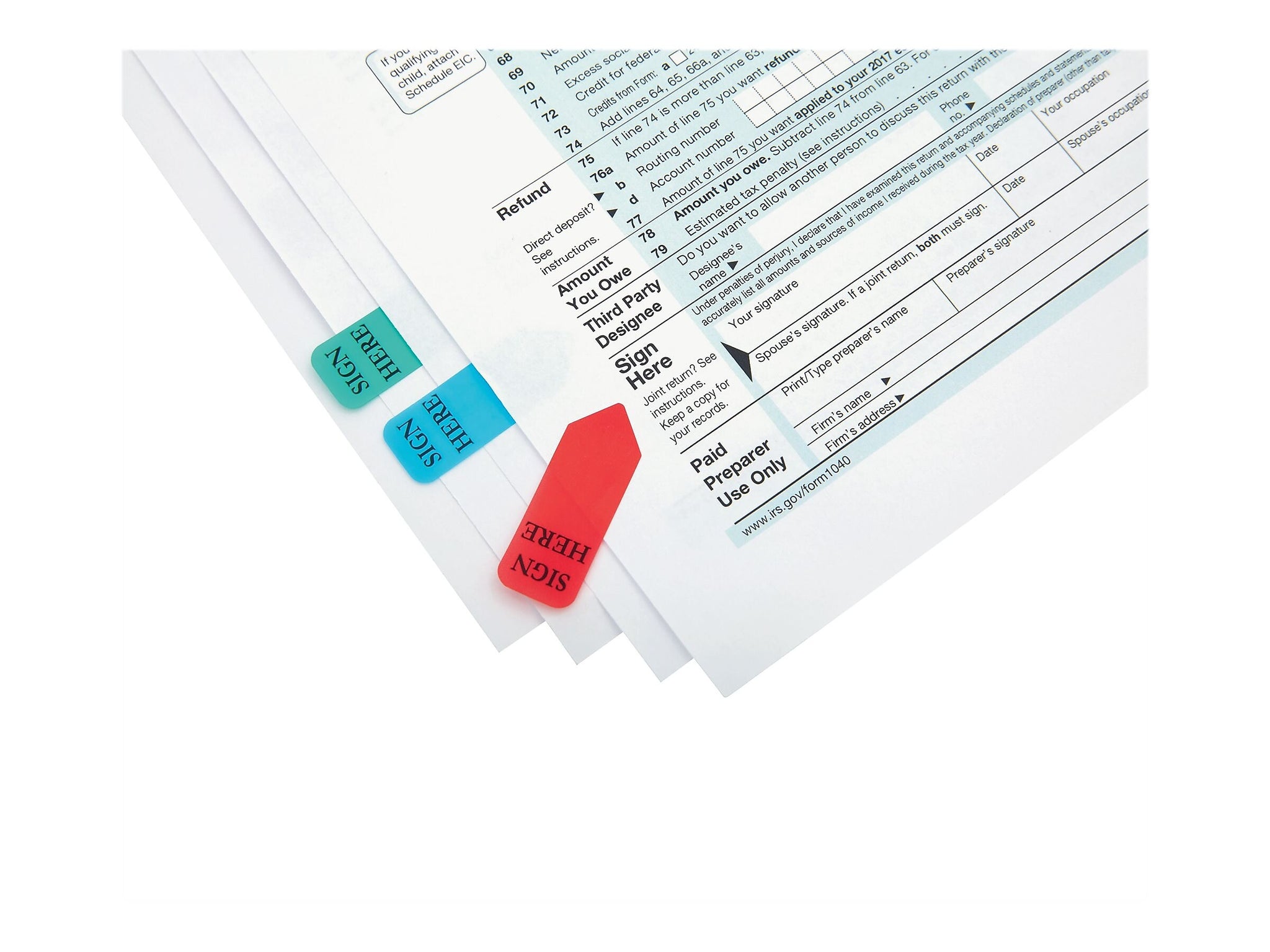 Staples Stickies Message Flags, 0.56