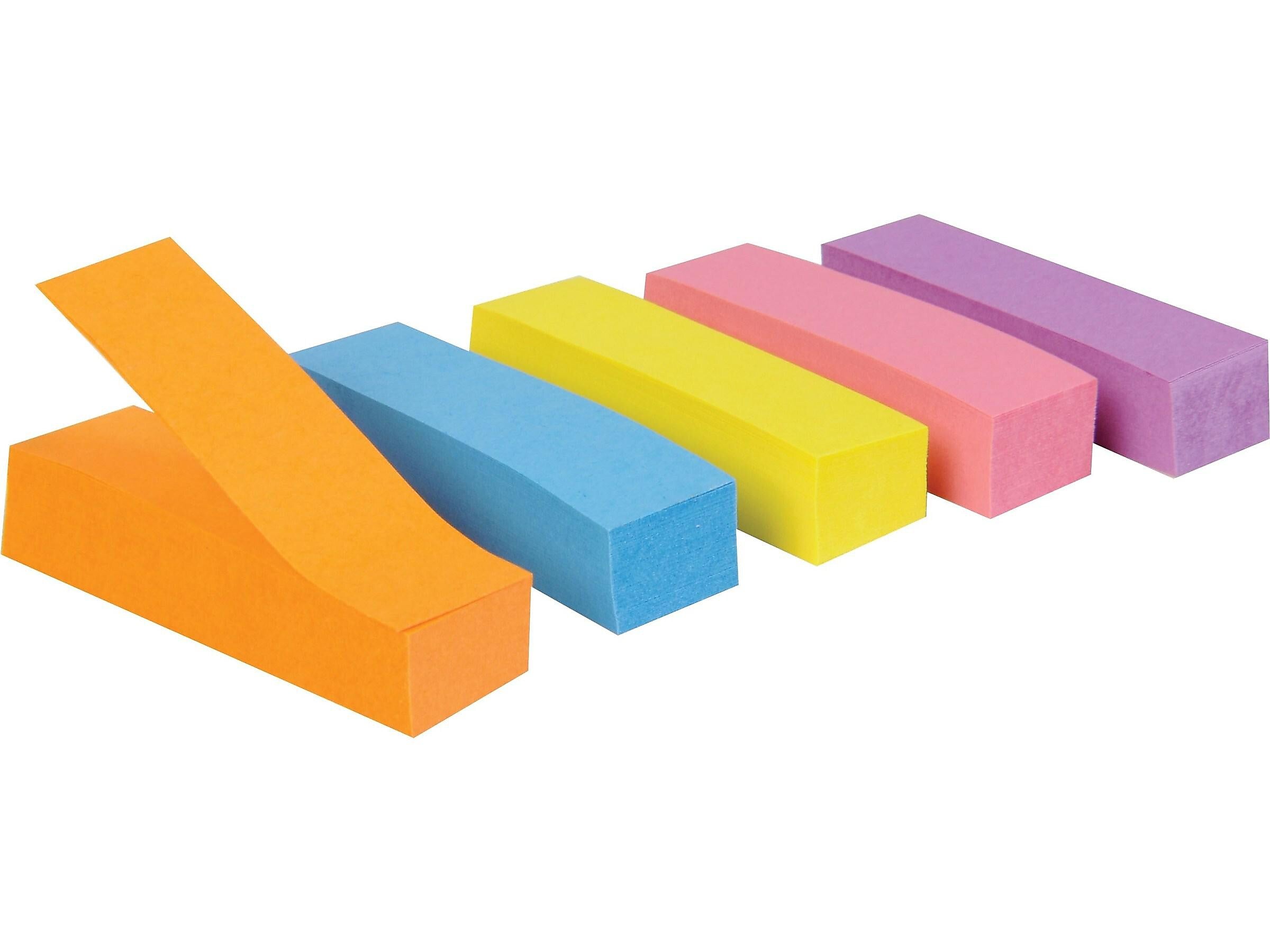 Staples Stickies Page Flags, 0.5