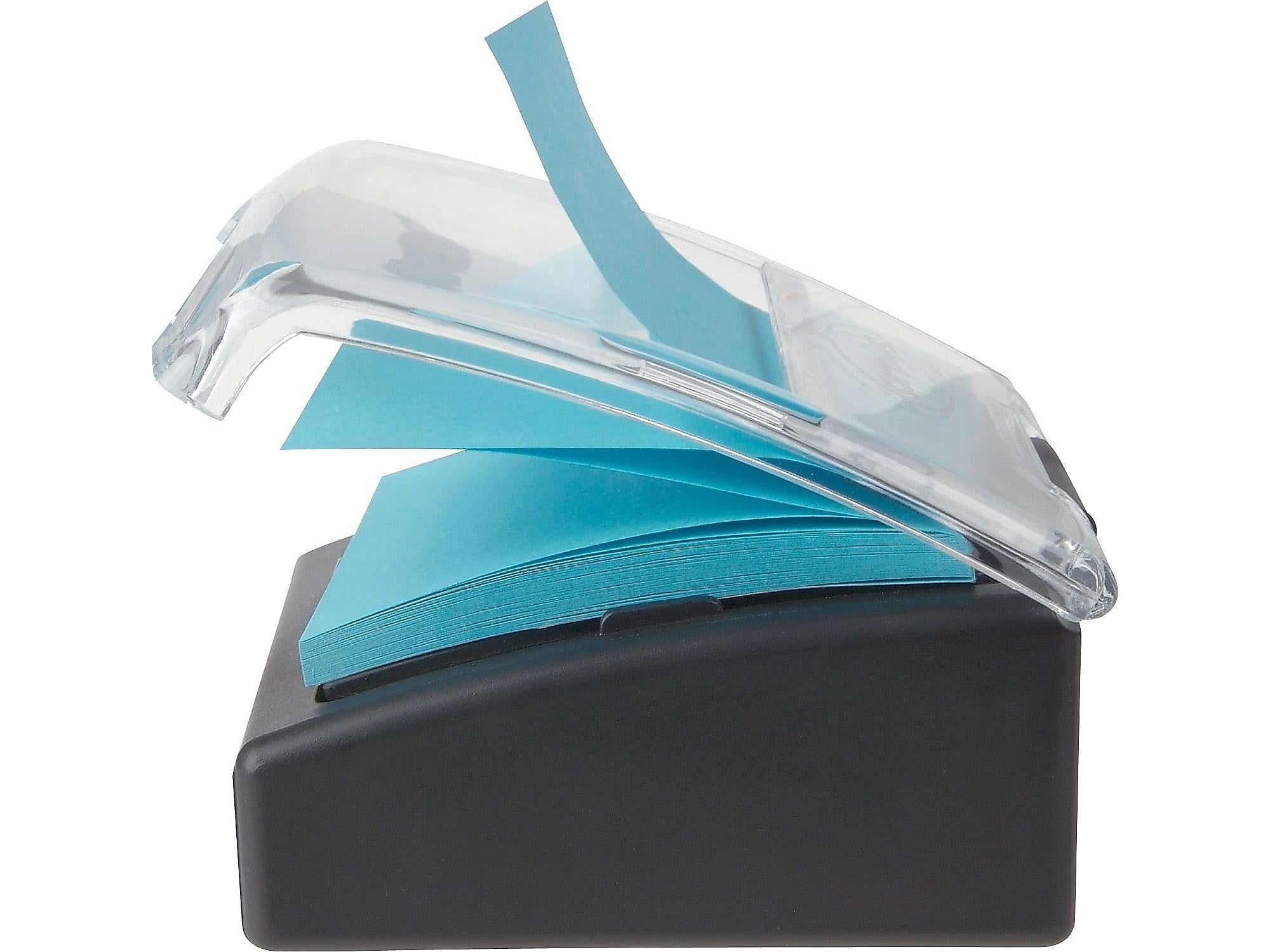 Staples Stickies Pop-Up Dispenser for 3"x3" Notes, Black