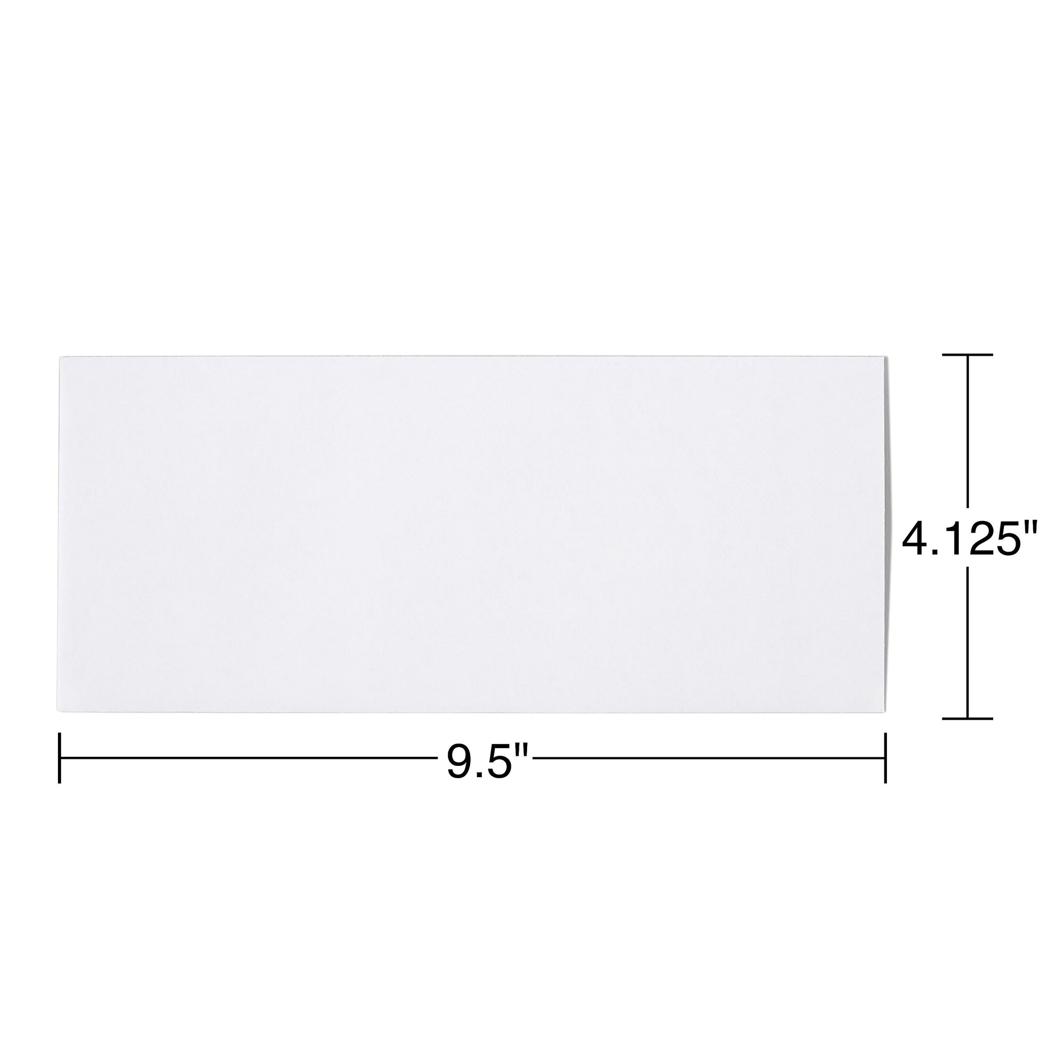 Staples Tear-Resistant EasyClose Security Tinted #10 Business Envelopes, 4 1/8