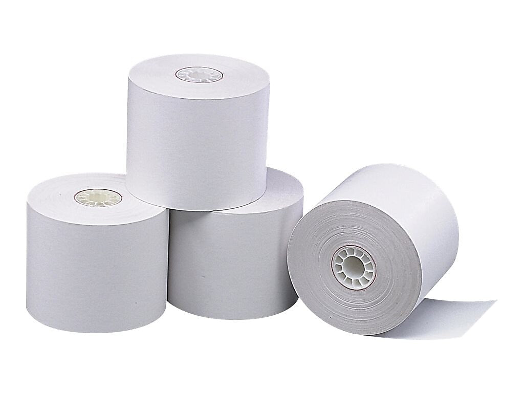 Staples Thermal Cash Register/POS Rolls, 1-Ply, 3 1/8" x 90', BPA Free, 72/Carton