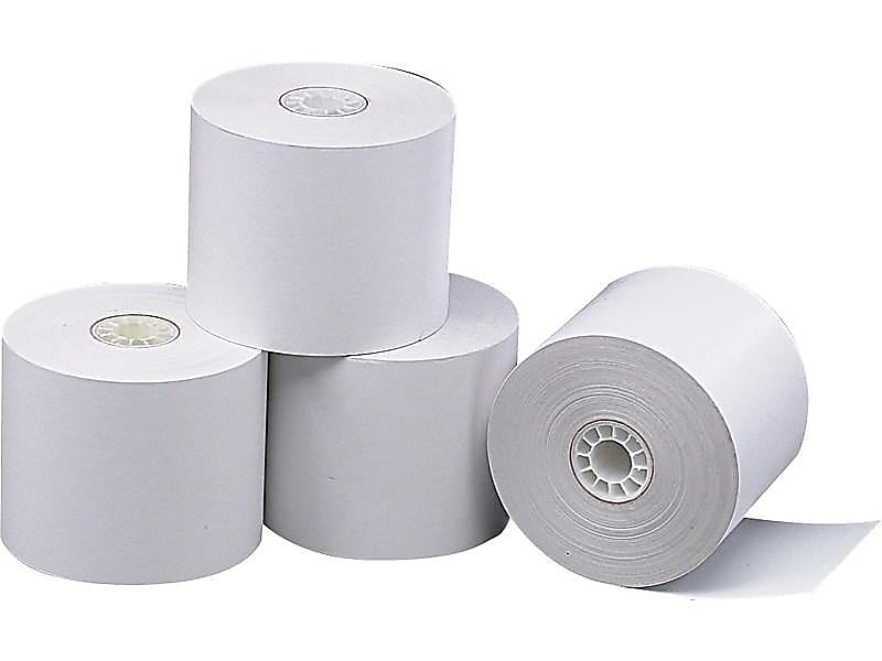 Staples Thermal Cash Register/POS Rolls, 3 1/8