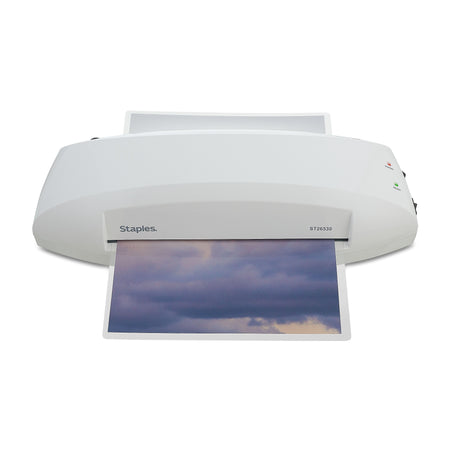 Staples Thermal & Cold Laminator, 9.5" Width, White