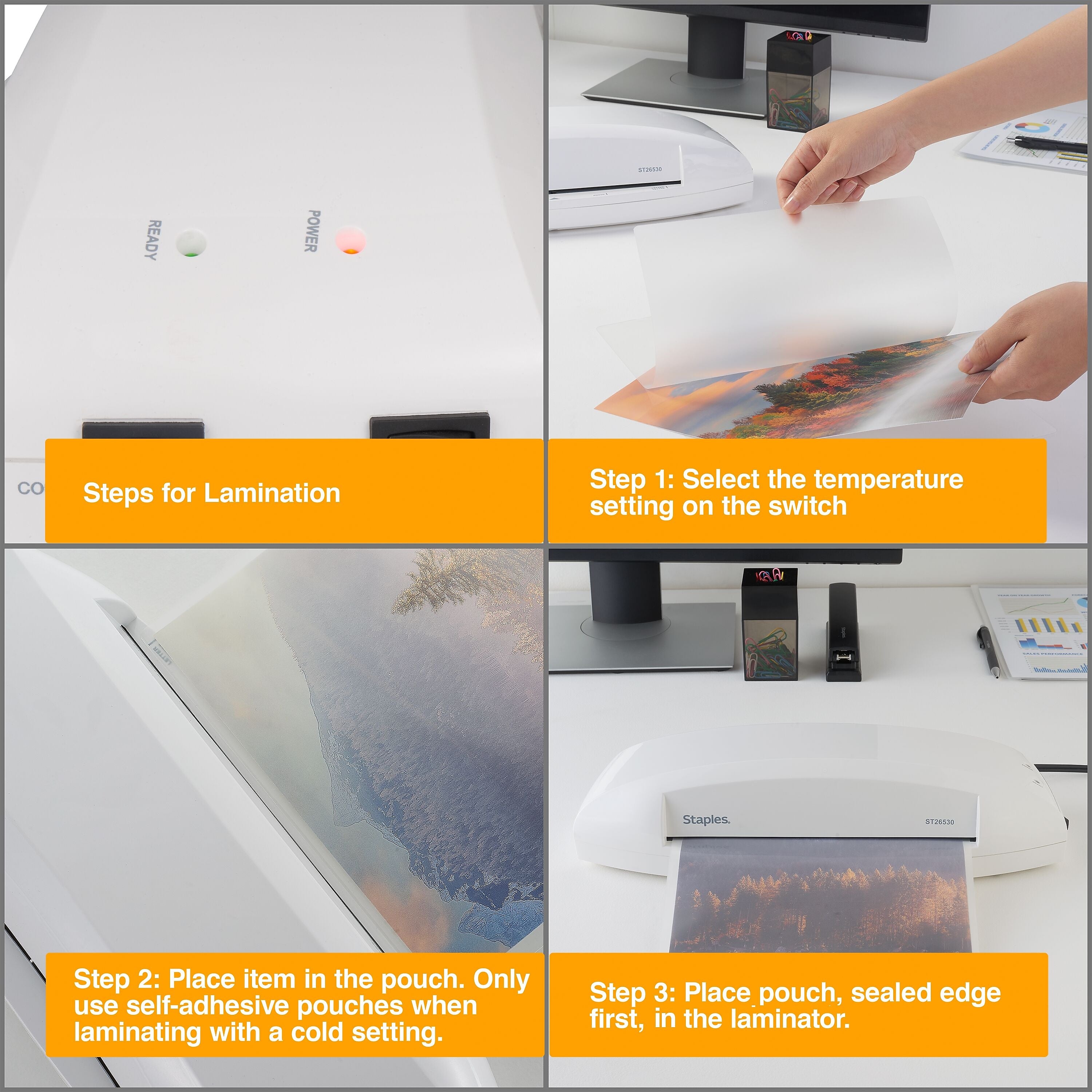 Staples Thermal & Cold Laminator, 9.5