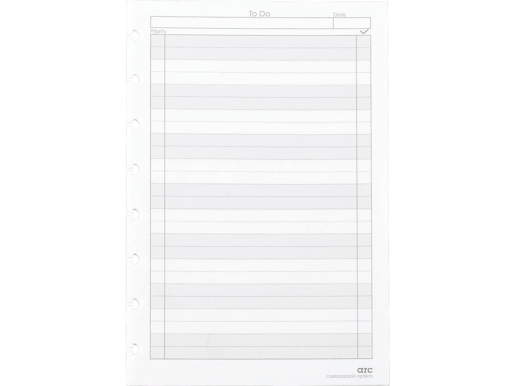 Staples To-Do Arc Notebook System Refill Paper, 5.5