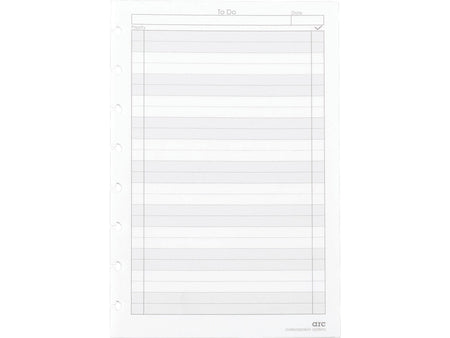 Staples To-Do Arc Notebook System Refill Paper, 5.5" x 8.5", 50 Sheets, Cornell Ruled, White/Ivory