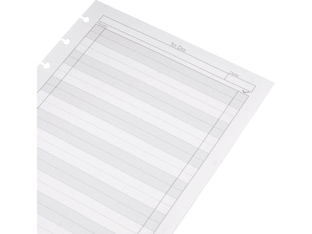 Staples To-Do Arc Notebook System Refill Paper, 5.5" x 8.5", 50 Sheets, Cornell Ruled, White/Ivory