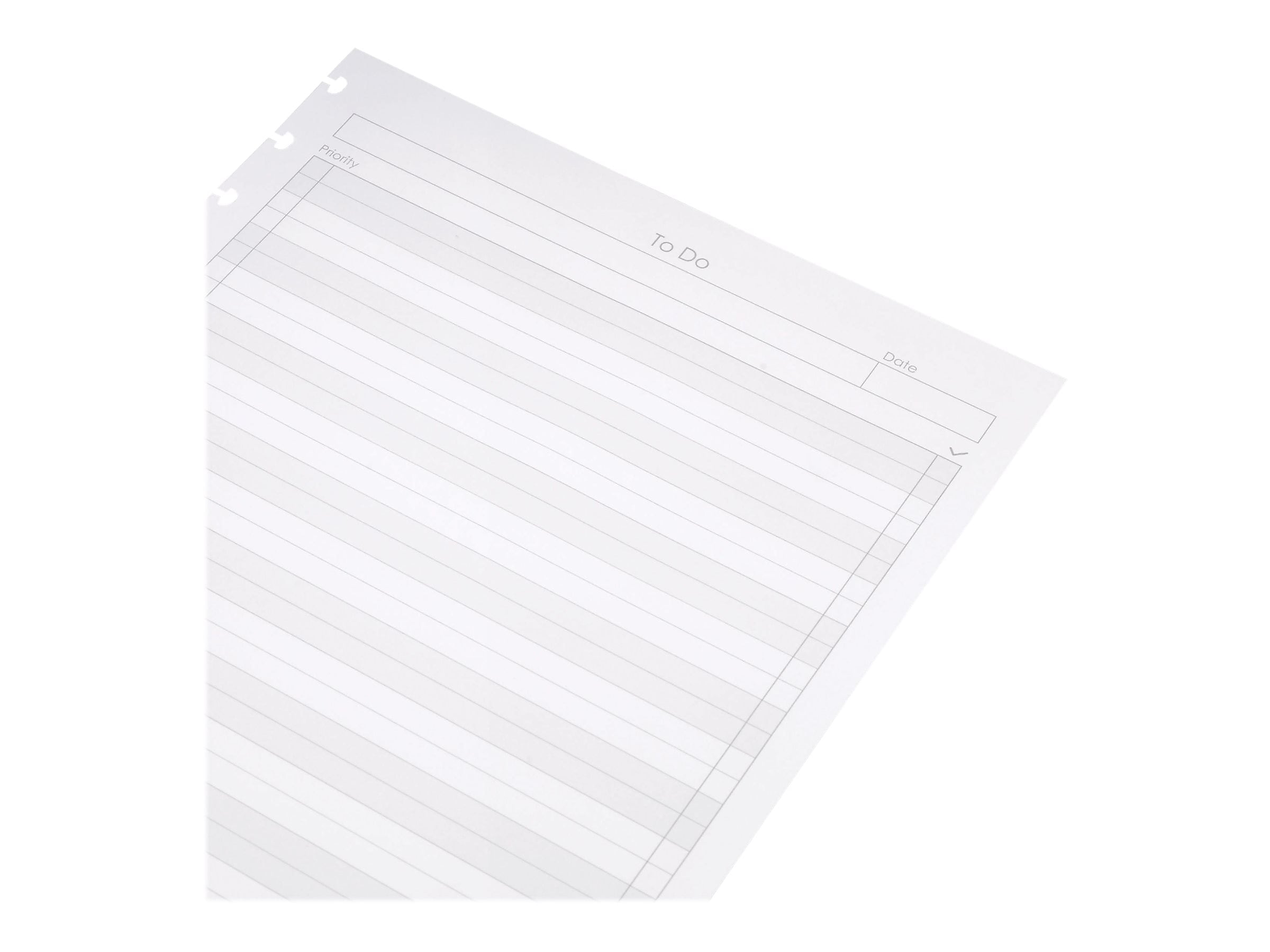 Staples To-Do Arc Notebook System Refill Paper, 8.5