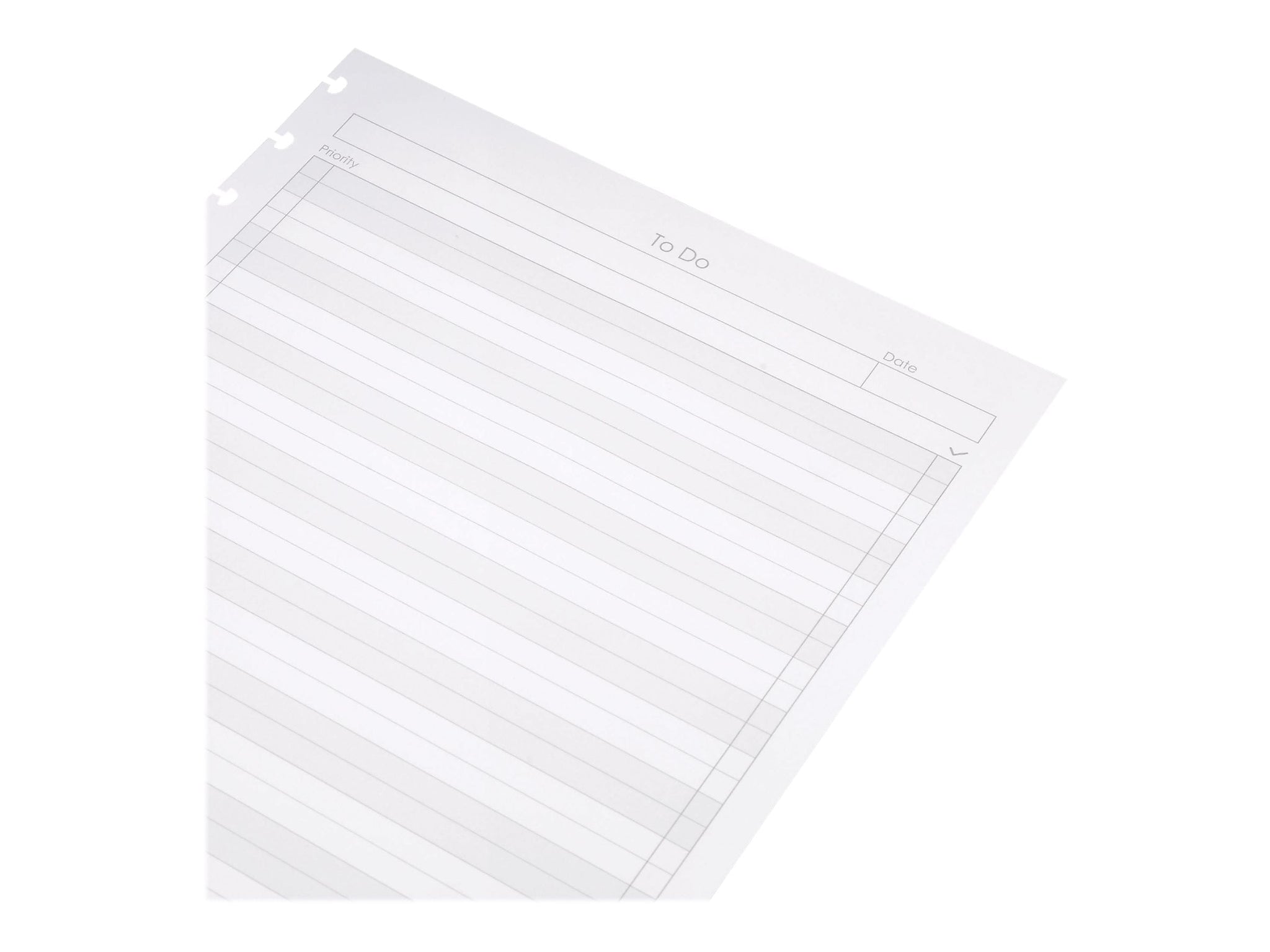Staples To-Do Arc Notebook System Refill Paper, 8.5