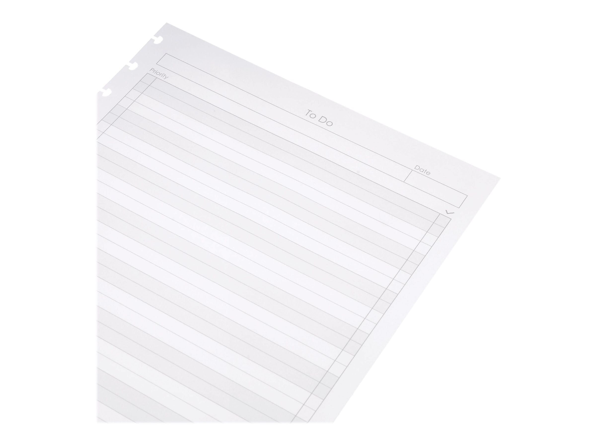 Staples To-Do Arc Notebook System Refill Paper, 8.5