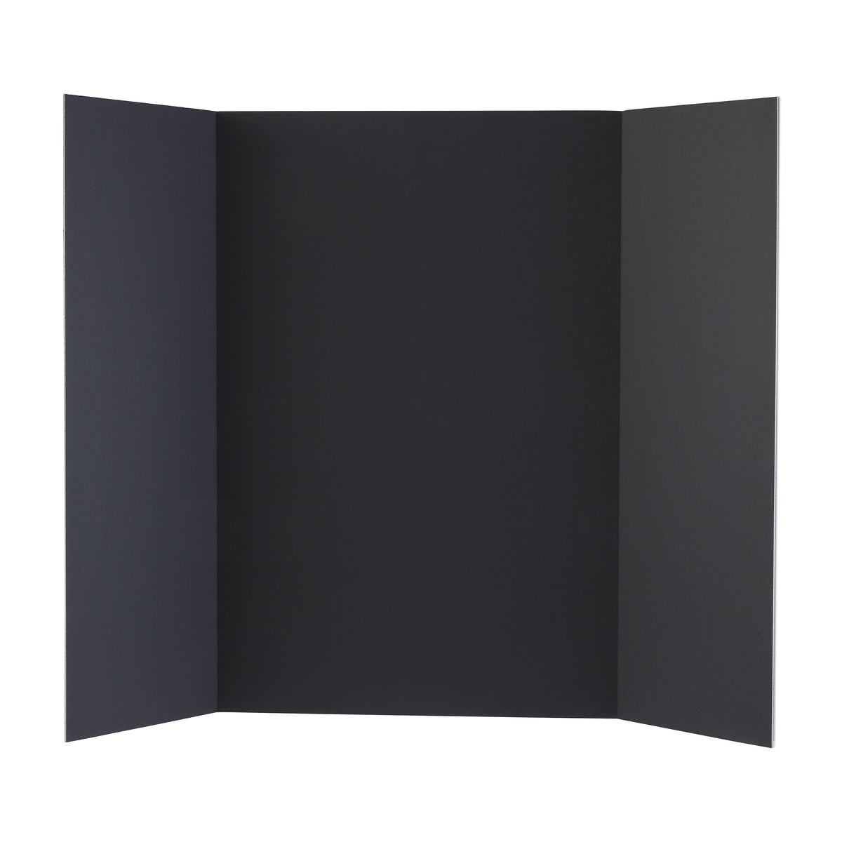 Staples Tri-Fold Foam Presentation Board, 4' x 3', Black