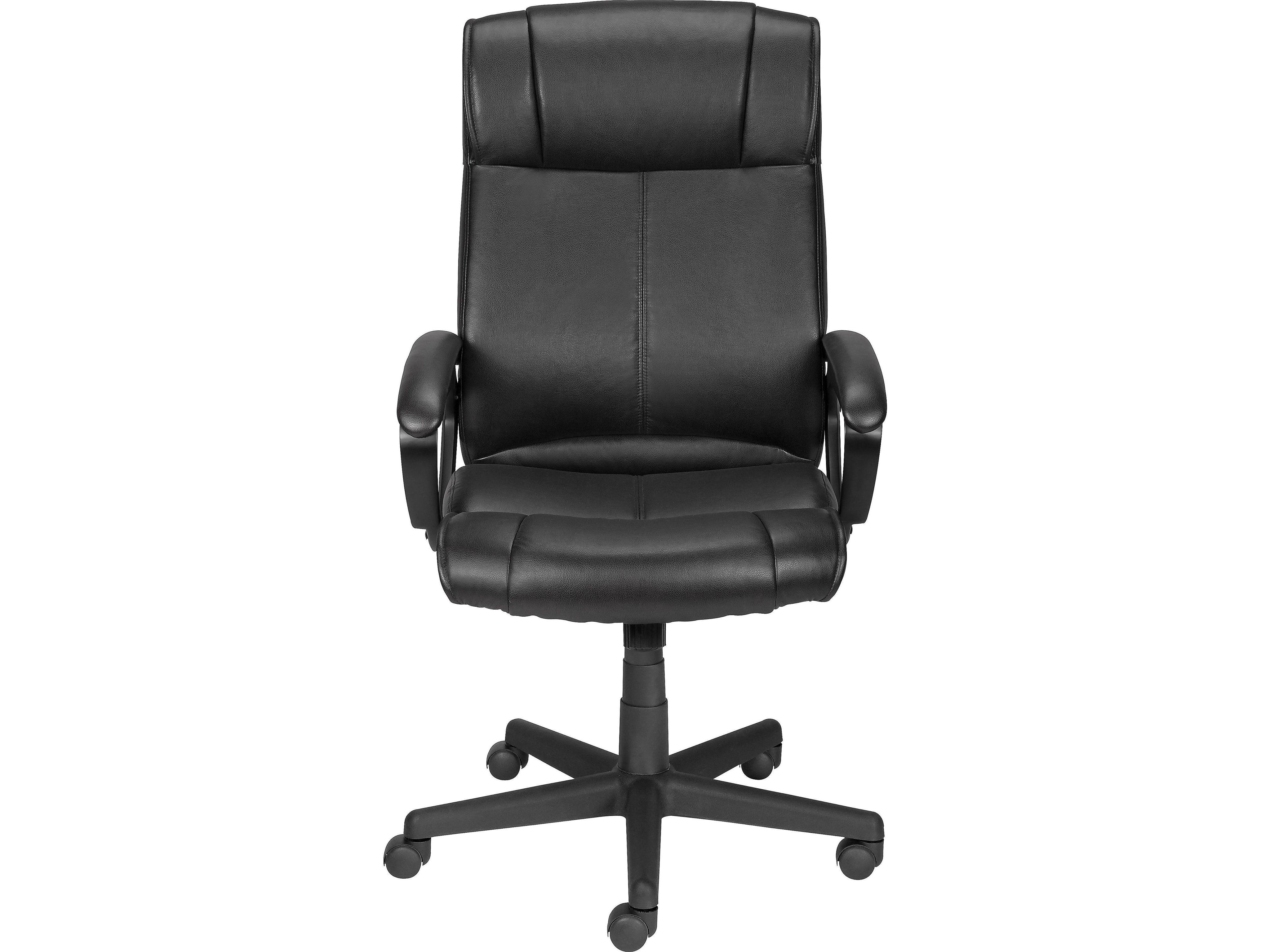 Staples Turcotte Ergonomic Luxura Swivel Computer and Desk Chair, Black