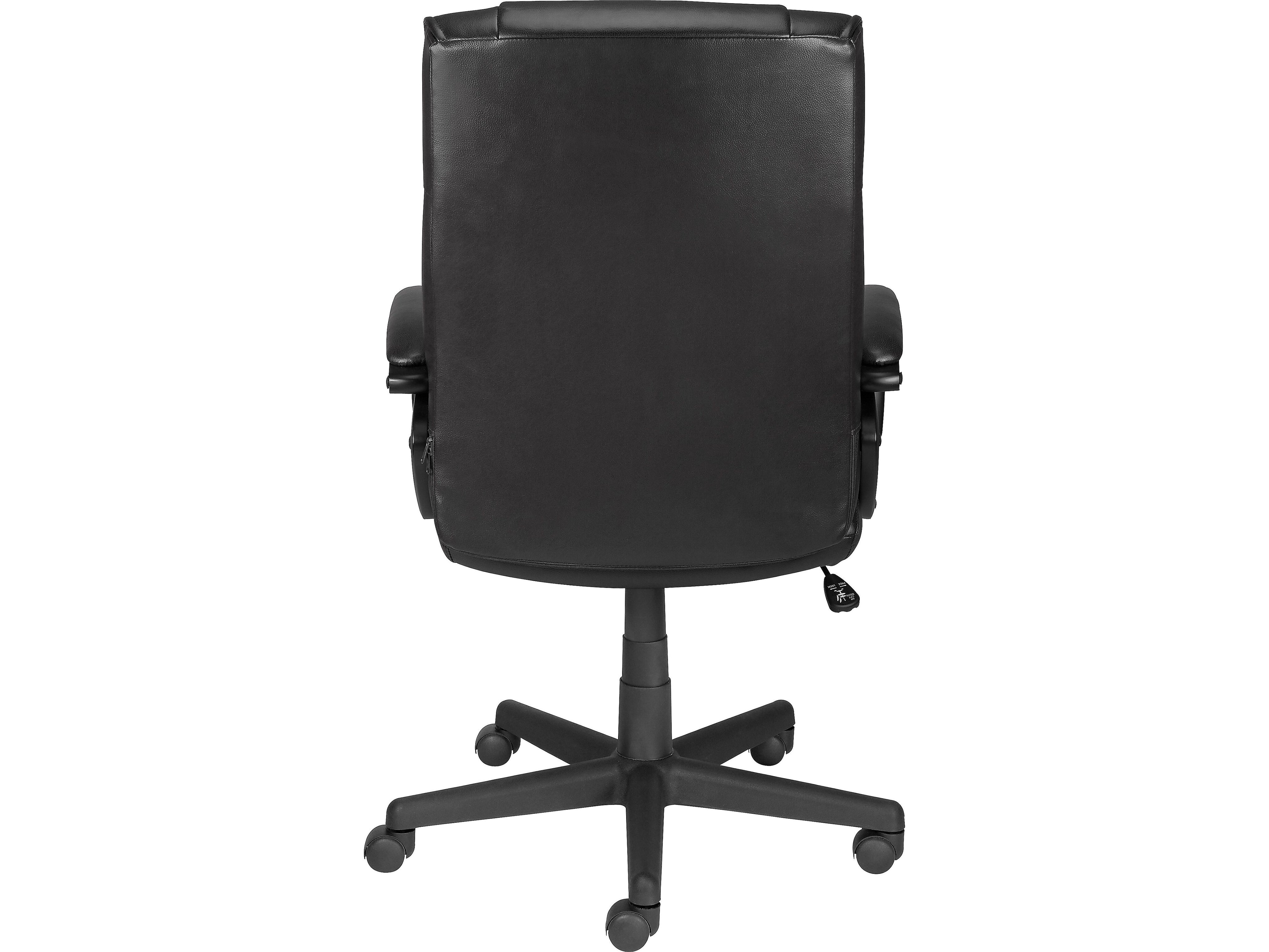 Staples Turcotte Ergonomic Luxura Swivel Computer and Desk Chair, Black