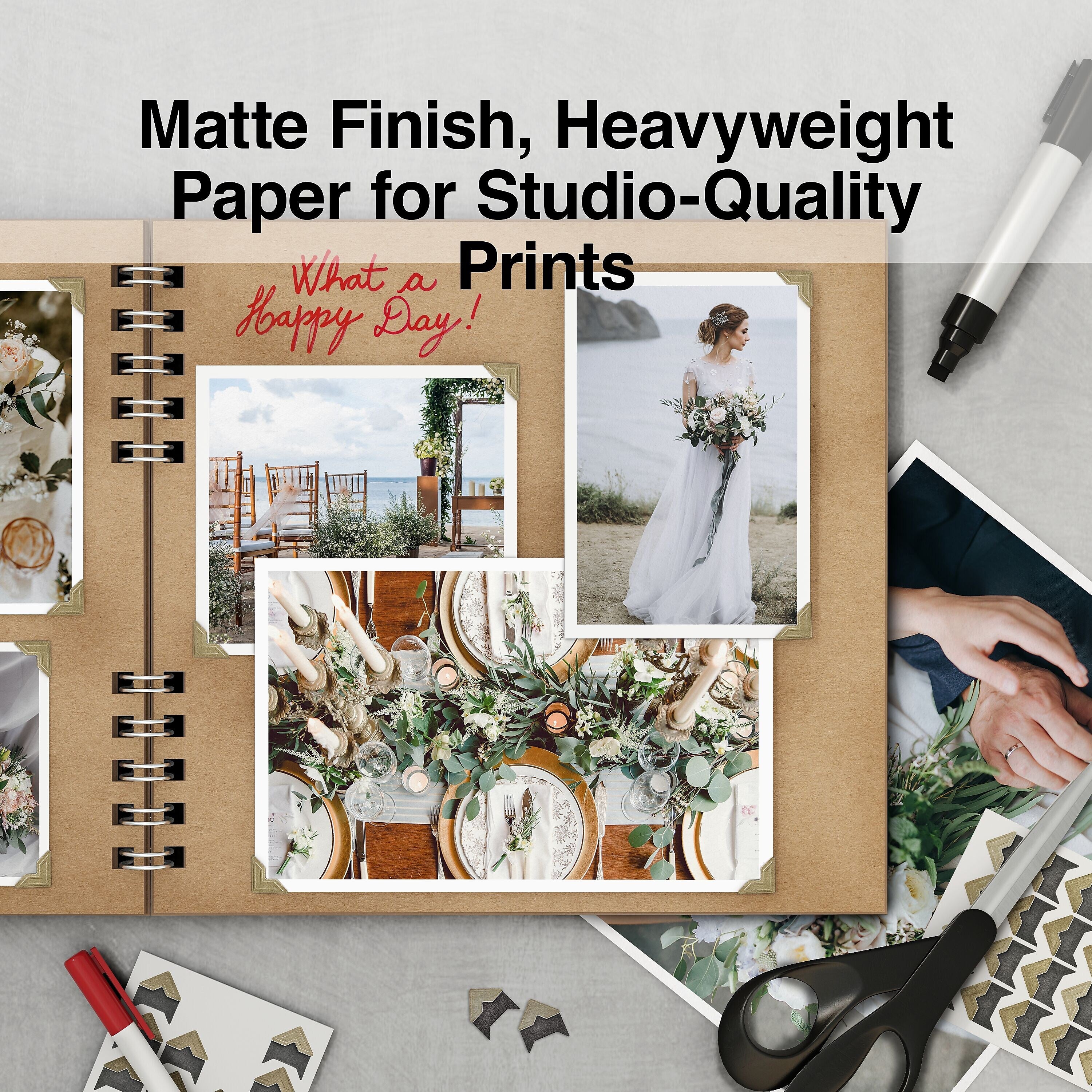 Staples Ultra Premium Matte Photo Paper, 13