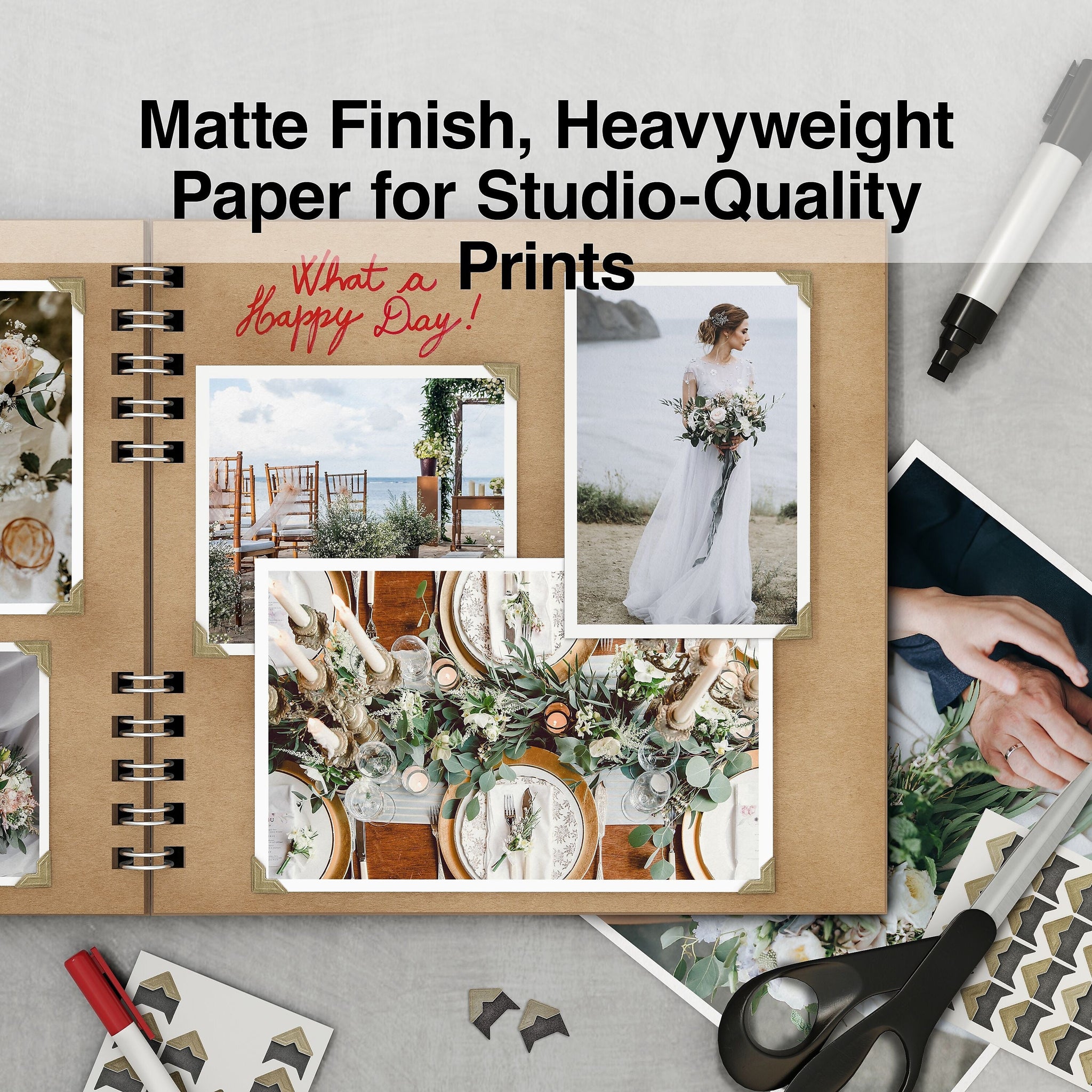 Staples Ultra Premium Matte Photo Paper, 13