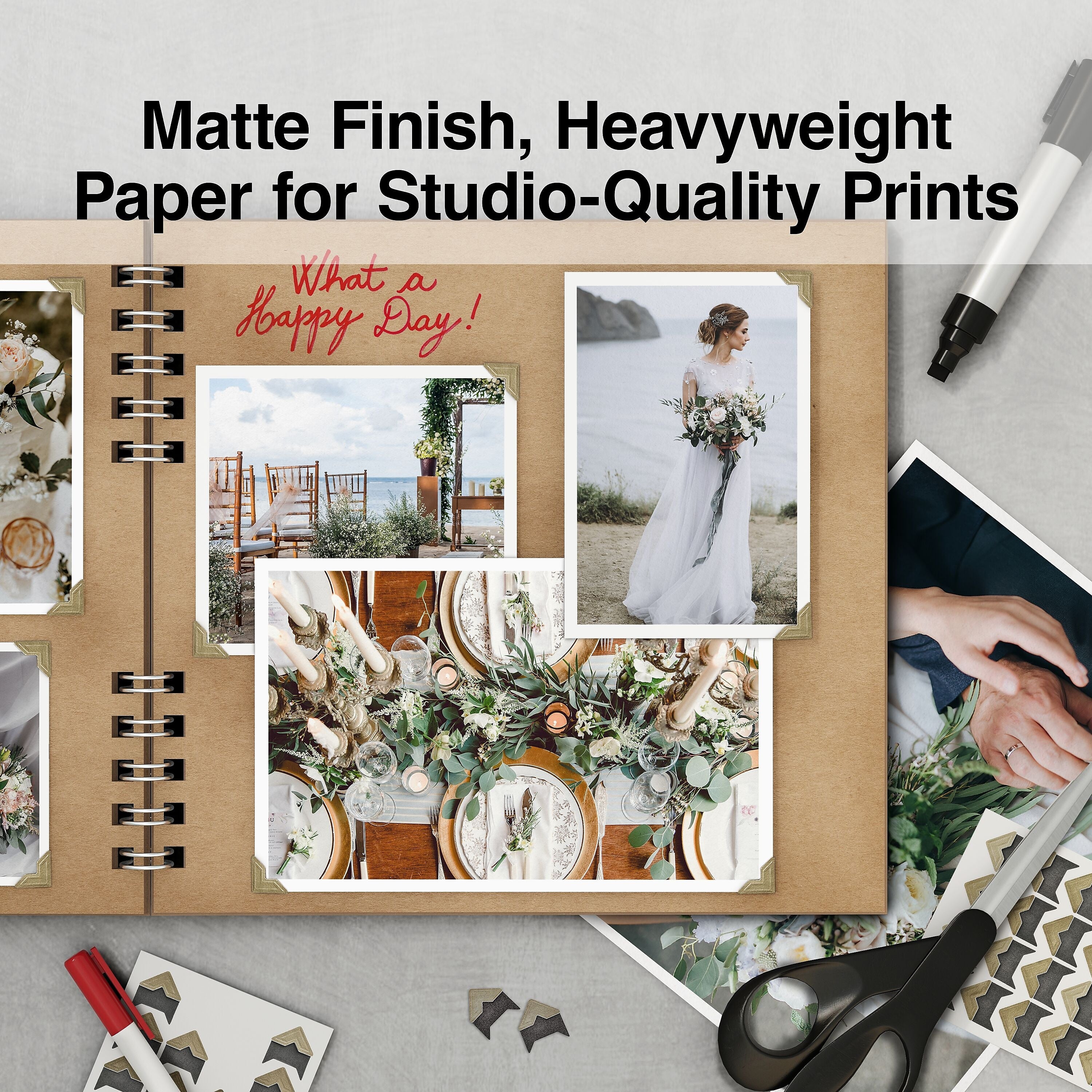 Staples Ultra Premium Matte Photo Paper, 230 g/m², 8.5