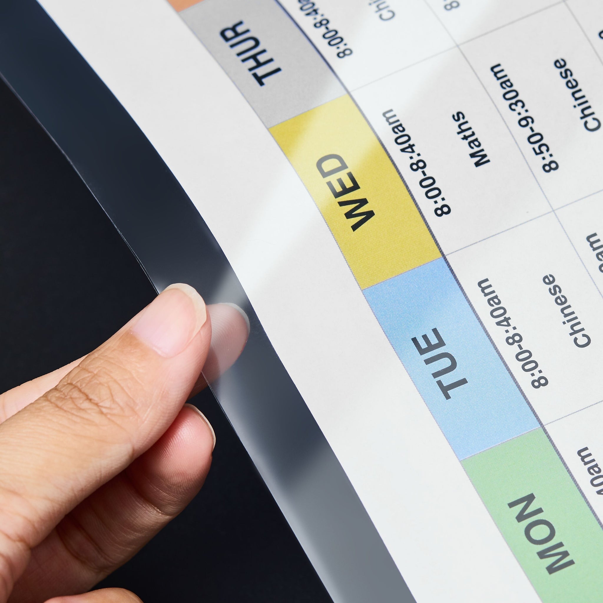 Staples Wall-Mountable Heavyweight Sheet Protector, 8.5