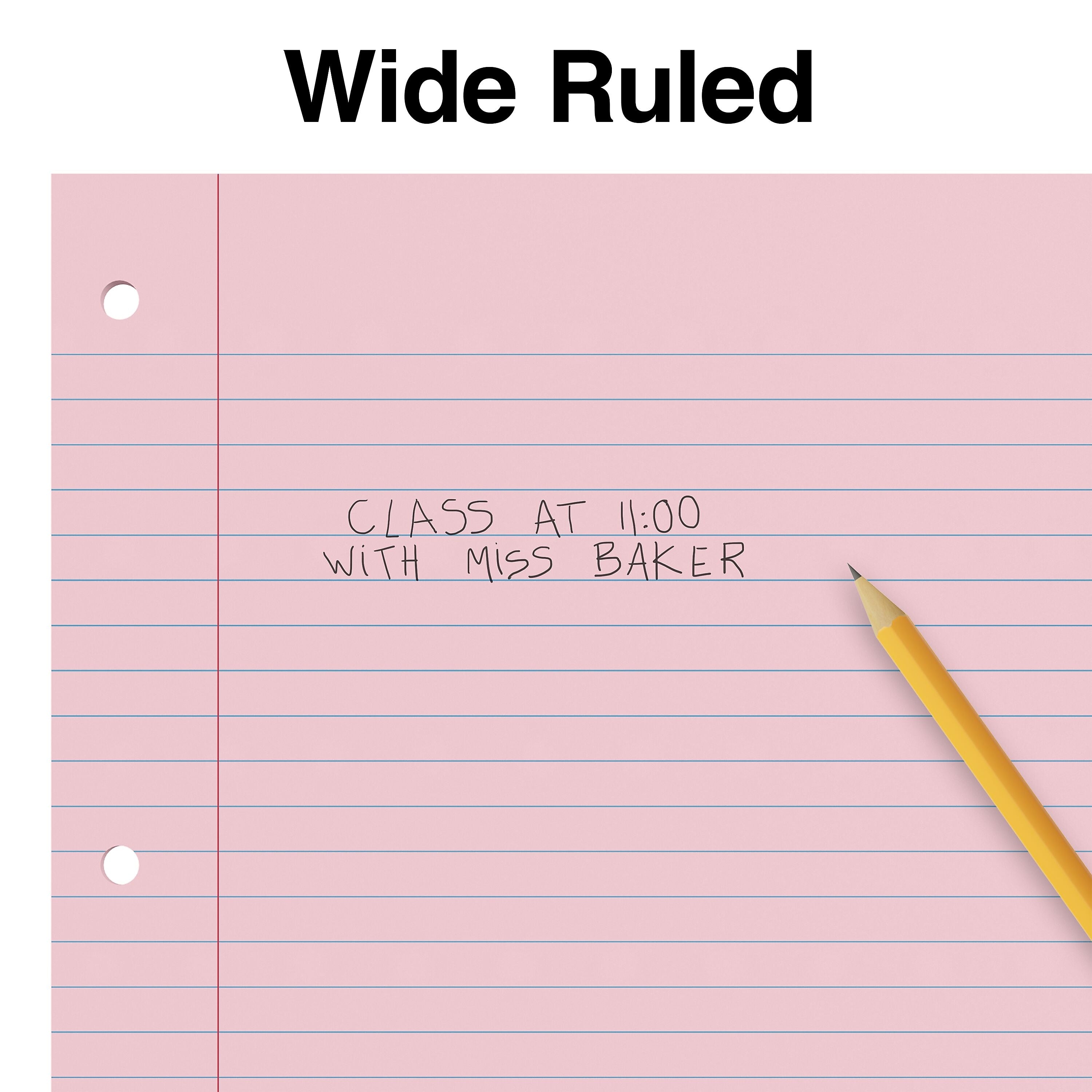 Staples Wide Ruled Filler Paper, 8