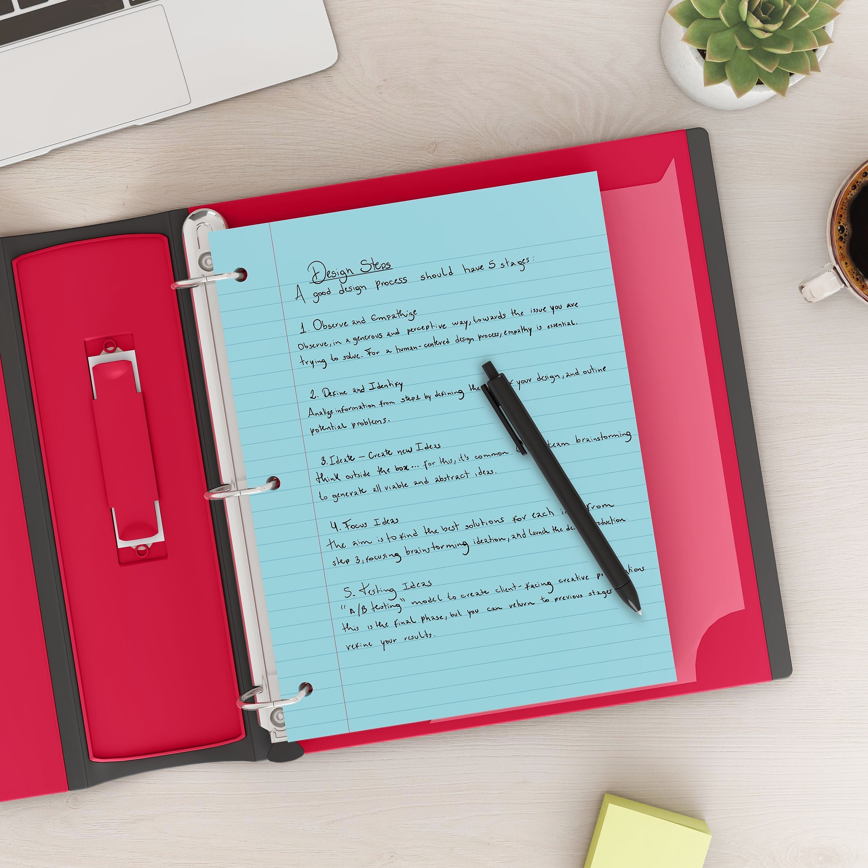 Staples Wide Ruled Filler Paper, 8