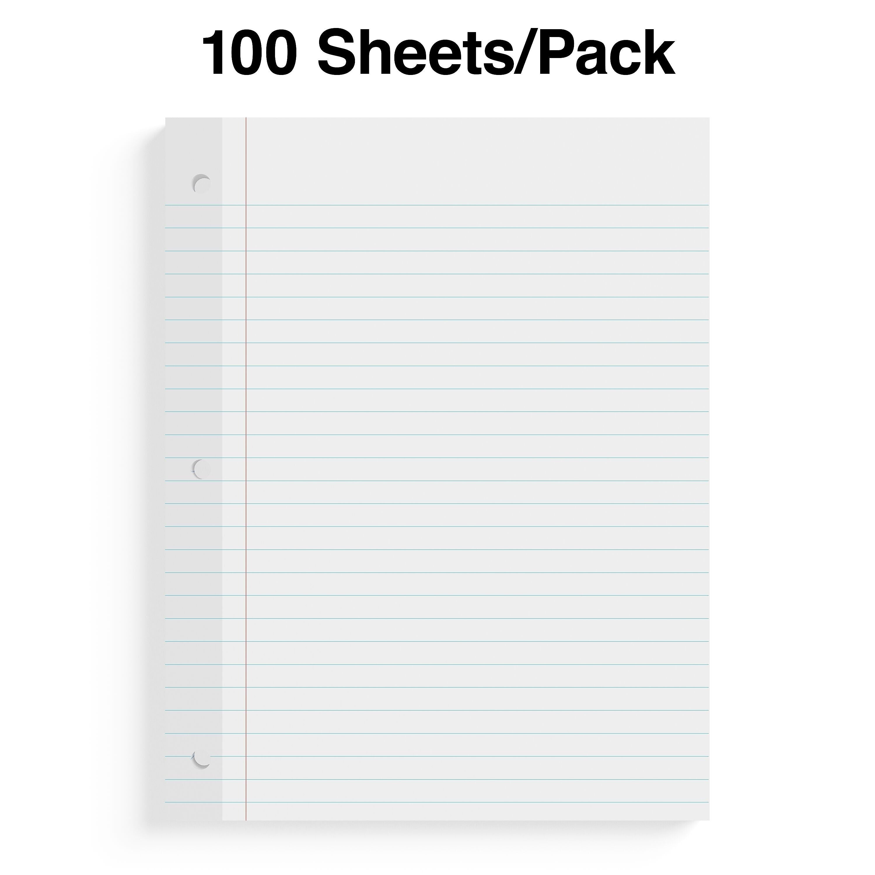 Staples Wide Ruled Filler Paper, 8