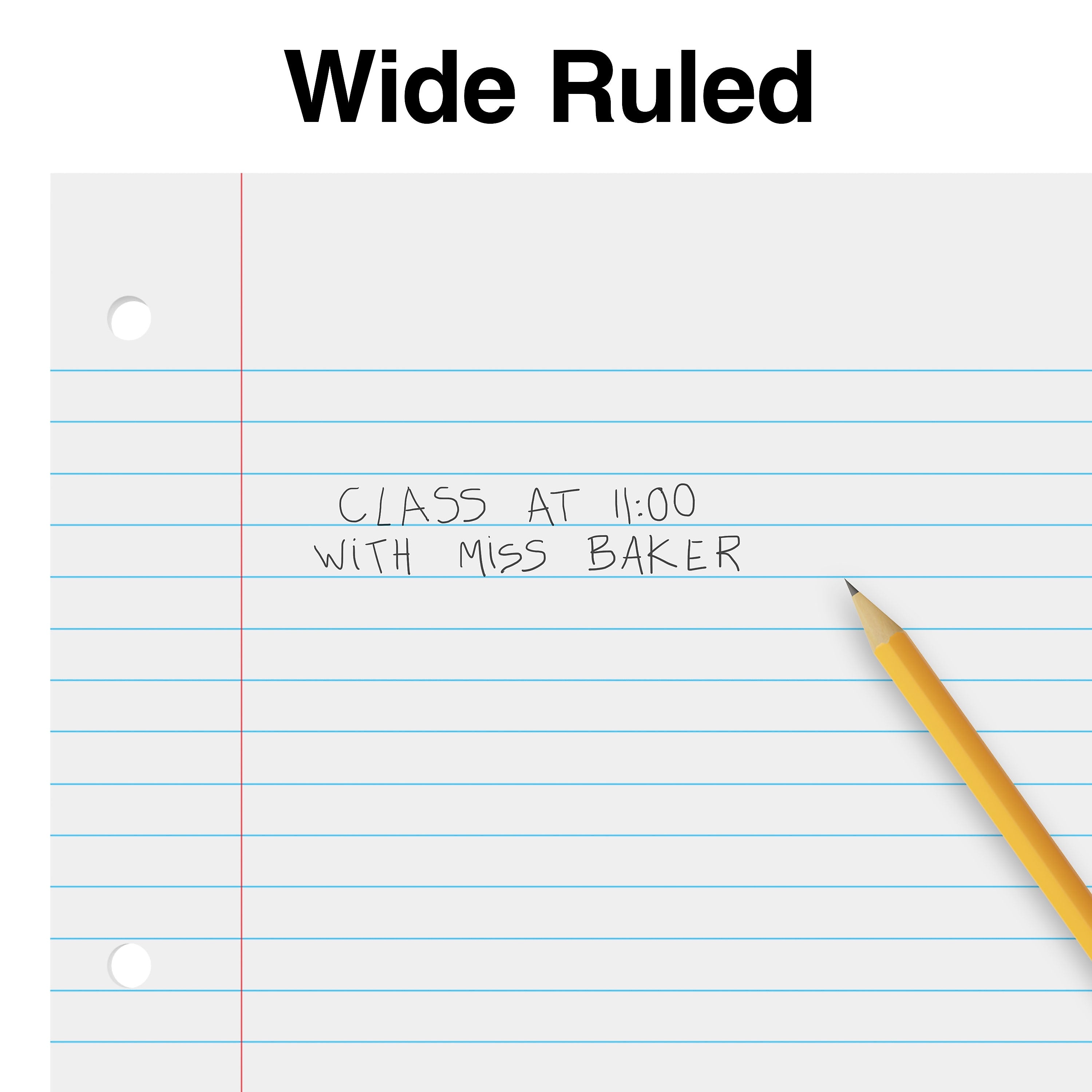 Staples® Wide Ruled Filler Paper, 8