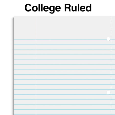 Staples Wireless 1-Subject Notebook, 8.5" x 11", College Ruled, 80 Sheets, Blue