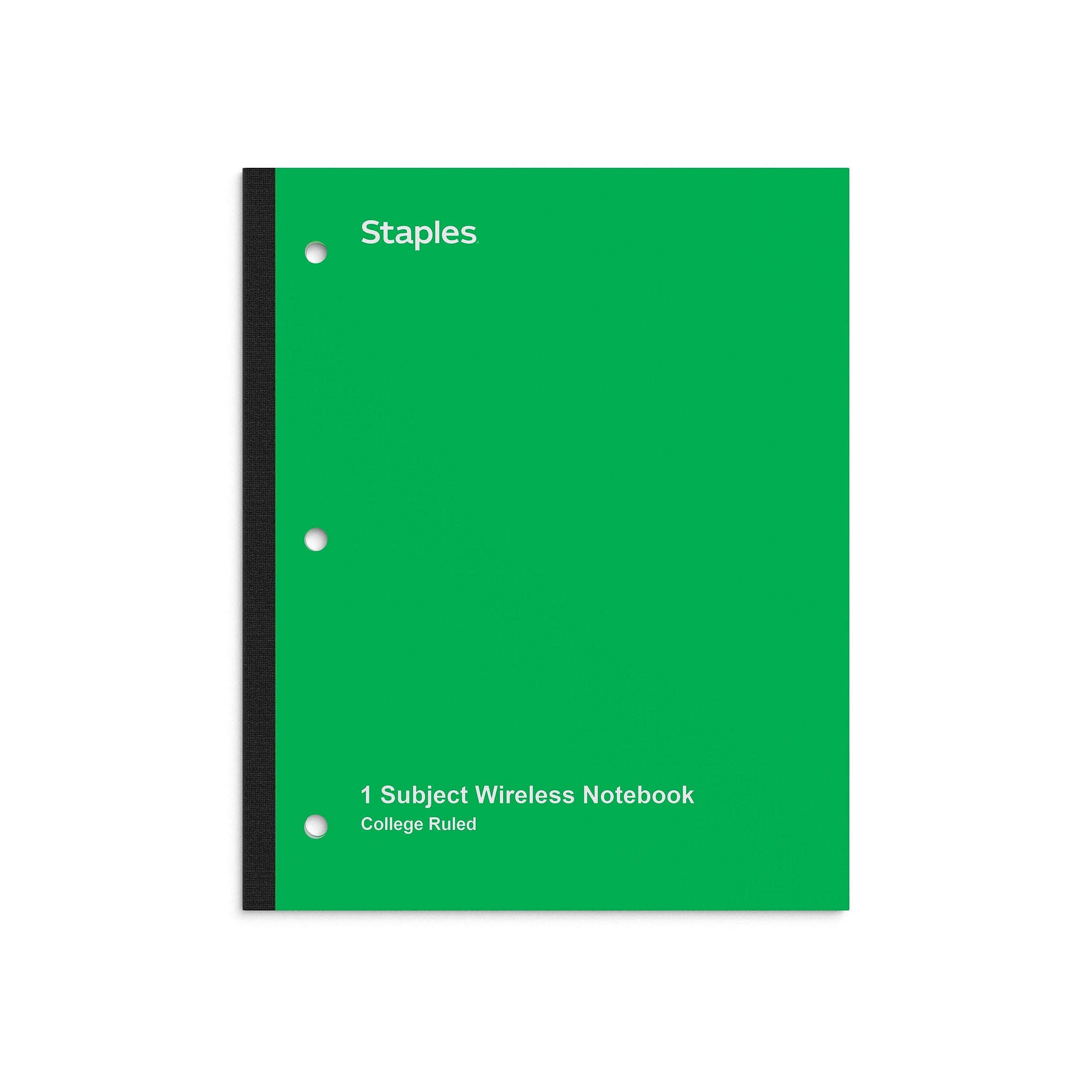 Staples Wireless 1-Subject Notebook, 8.5