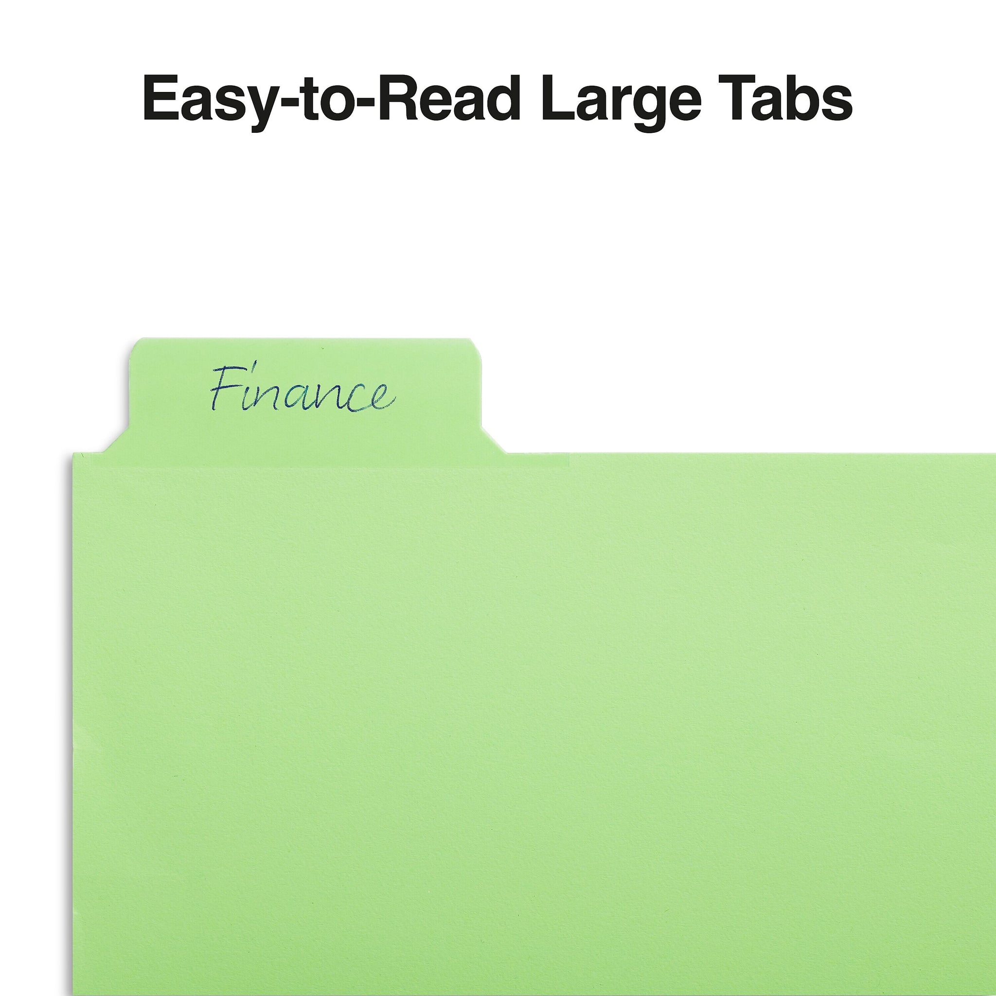 Staples Write-On Dividers, 5-Tab, Assorted Colors