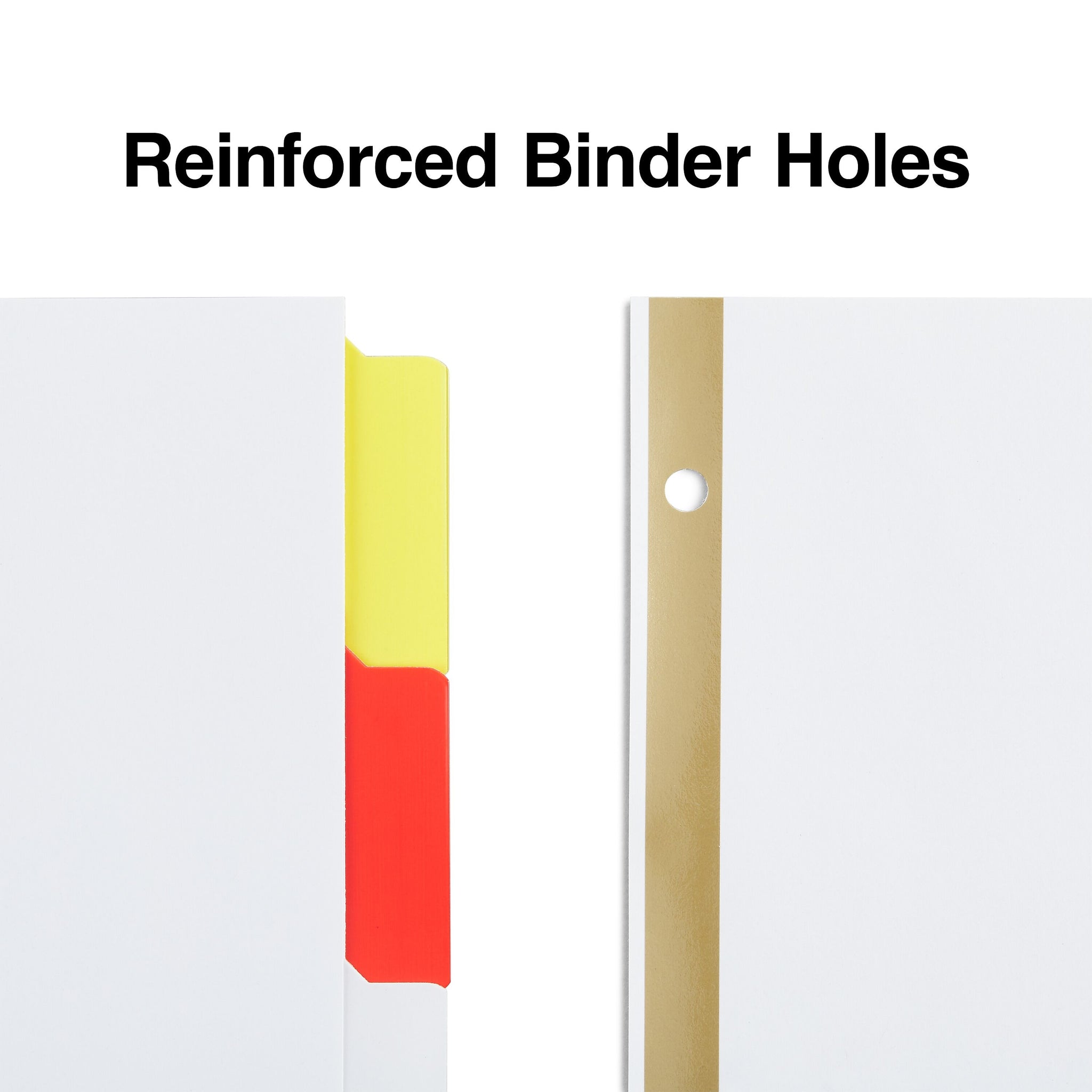 Staples Write-On Dividers, 5-Tab, Assorted Colors, 4/Pack