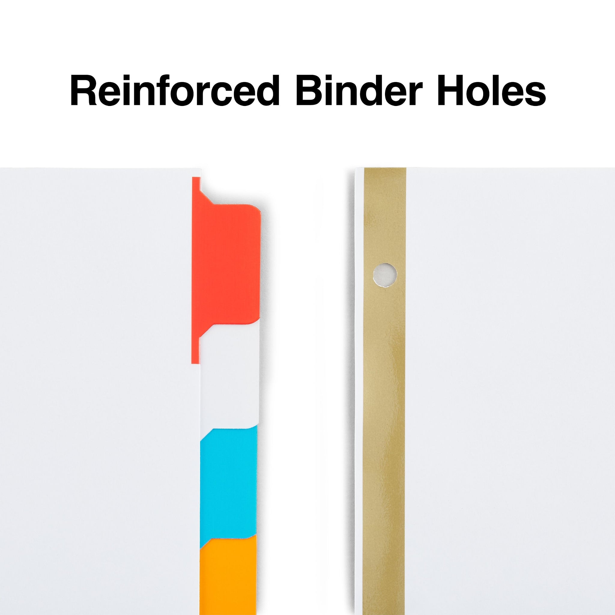 Staples Write-On Dividers, 8-Tab, Assorted Color s, 4/Pack