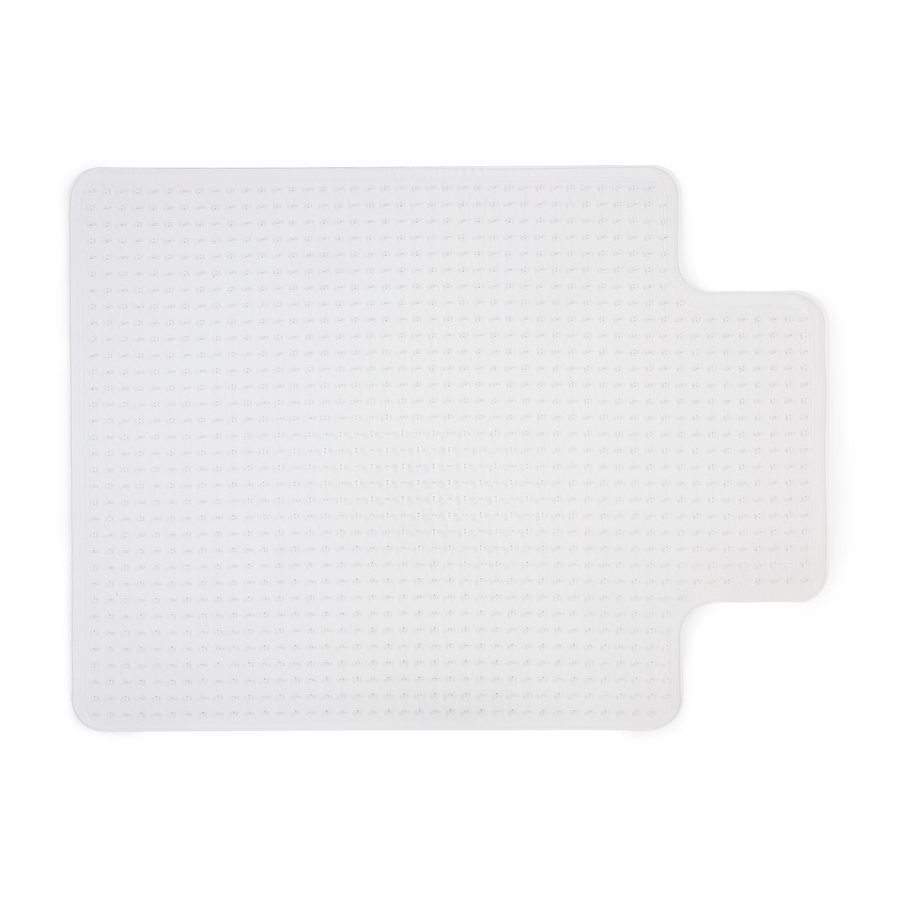 Staples®Carpet Chair Mat with Lip, 36" x 48'', Low-Pile, Clear