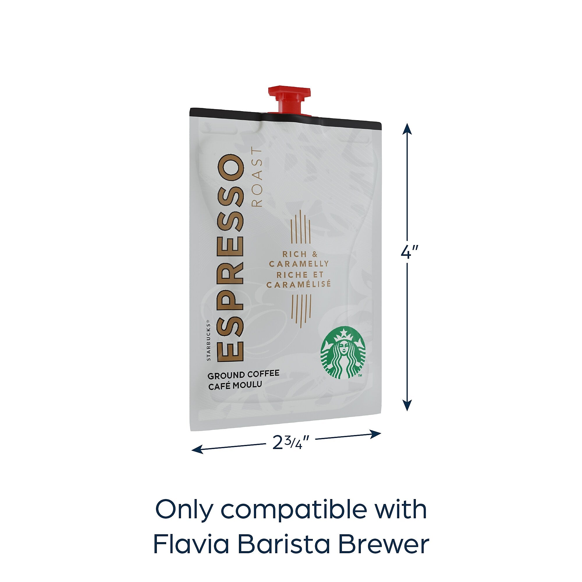 Starbucks Espresso Coffee Starbucks Verisimo Freshpack, Blonde Roast, 72/Carton