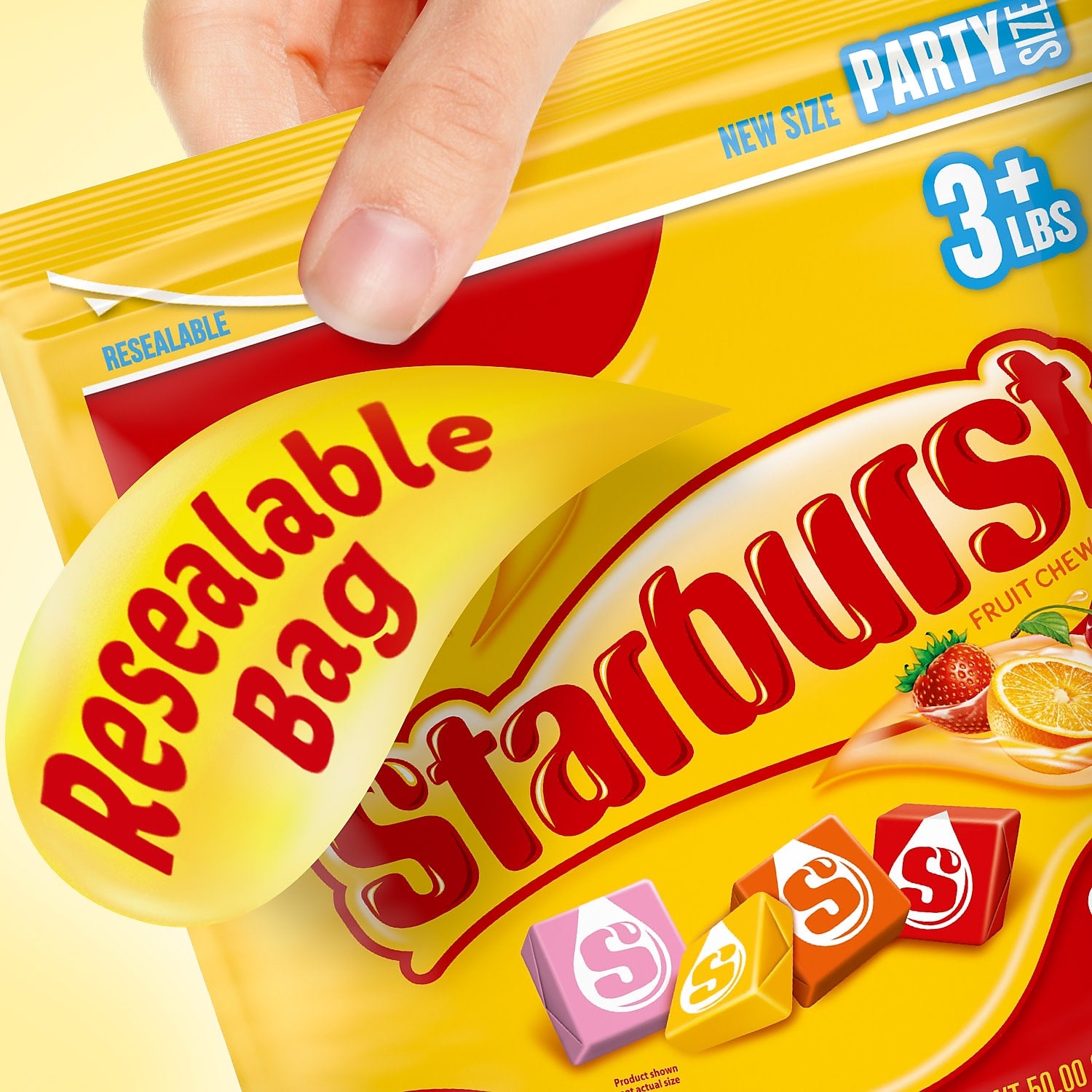 Starburst Original Fruit Chews Candy, 50 oz.