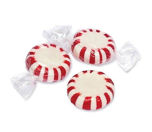 Starlight Peppermints Hard Candy, Starlight Peppermint, Individually Wrapped, 1lb Bag
