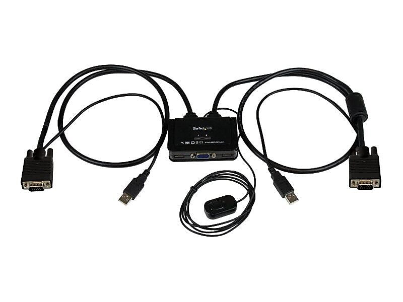 StarTech 2-Port USB VGA Cable KVM Switch