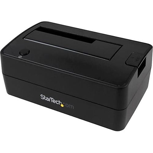 StarTech 2.5"/3.5" USB 3.1 External SATA Hard Drive Enclosure, SSD & HDD, Black