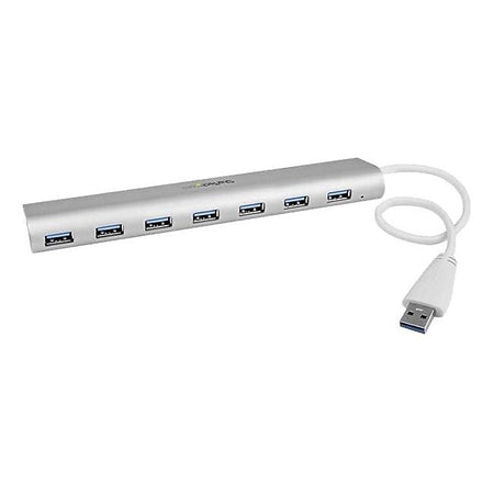 StarTech 38.6" Type-A USB Female/Male Hub, Silver/White