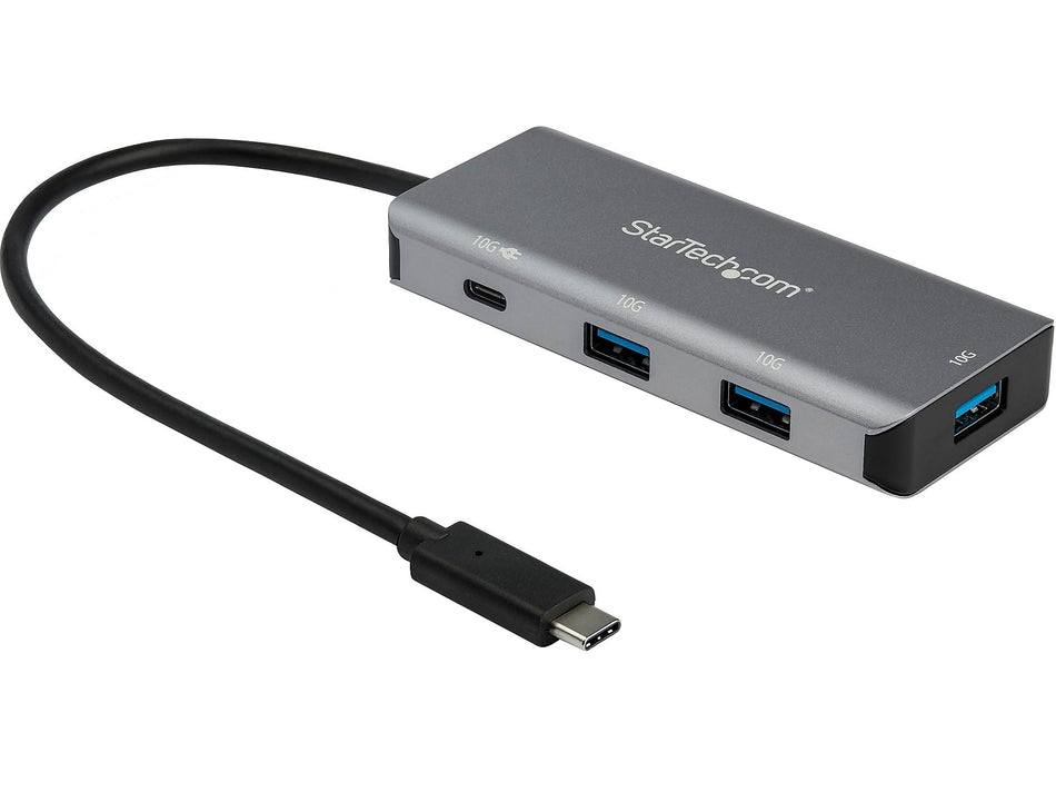 StarTech 4-Port USB-C Hub, Black/Space Gray