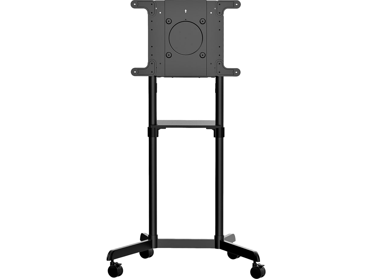 StarTech Steel Pedestal TV Stand, Screens up to 70", Black