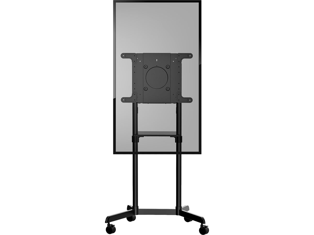 StarTech Steel Pedestal TV Stand, Screens up to 70", Black