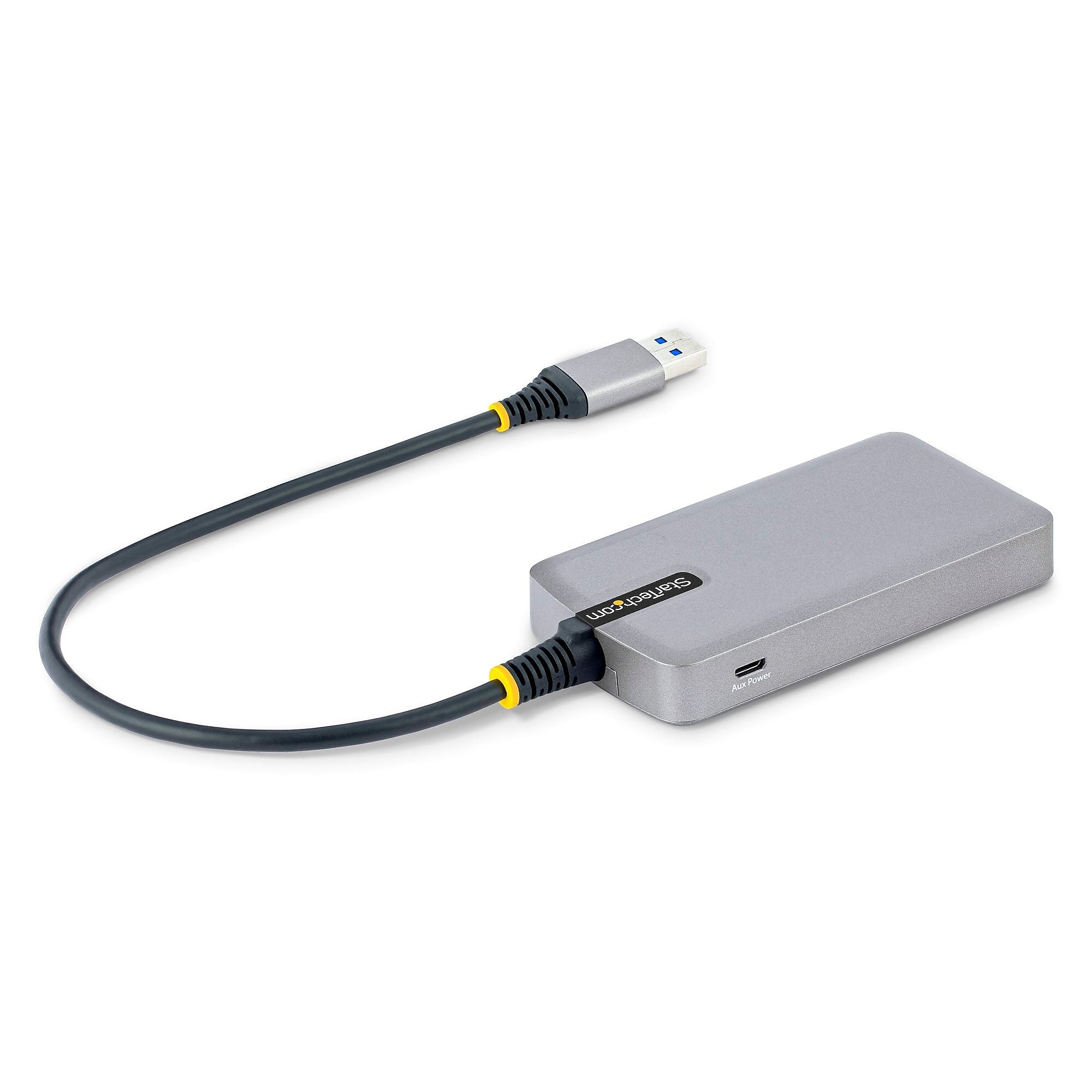StarTech.com 4-Port USB 3.0 5Gbps Hub, Space Gray