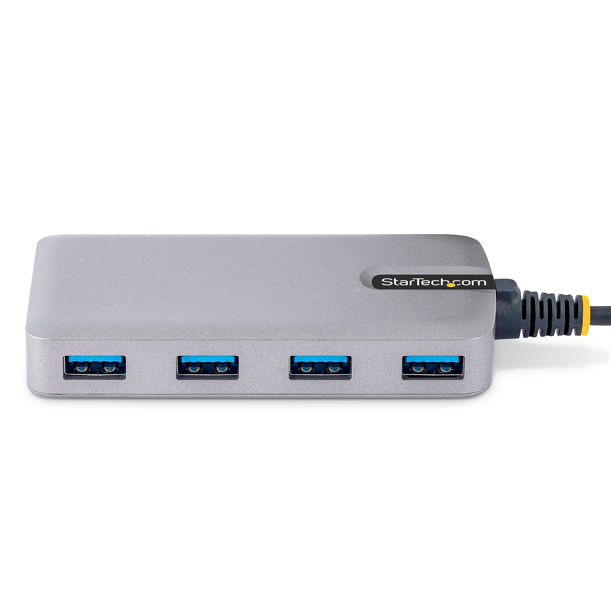 StarTech.com 4-Port USB 3.0 5Gbps Hub, Space Gray