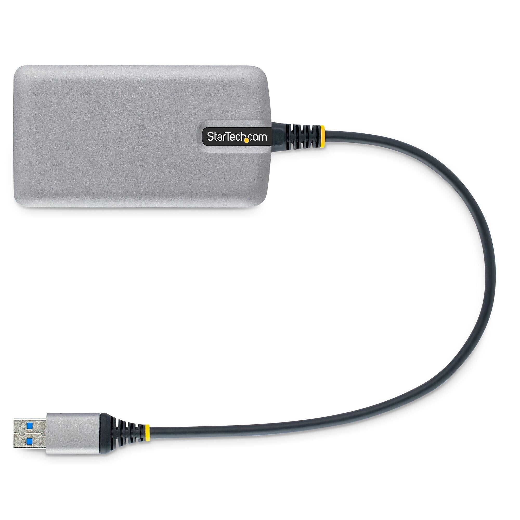 StarTech.com 4-Port USB 3.0 5Gbps Hub, Space Gray