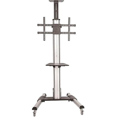 StarTech.com TV Cart, Portable TV Stand, For 32" to 70" TVs, One-Touch Height Adjustment, AV Cart, VESA TV Stand