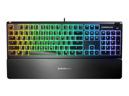 SteelSeries Apex 3 Wired Gaming Keyboard, Black