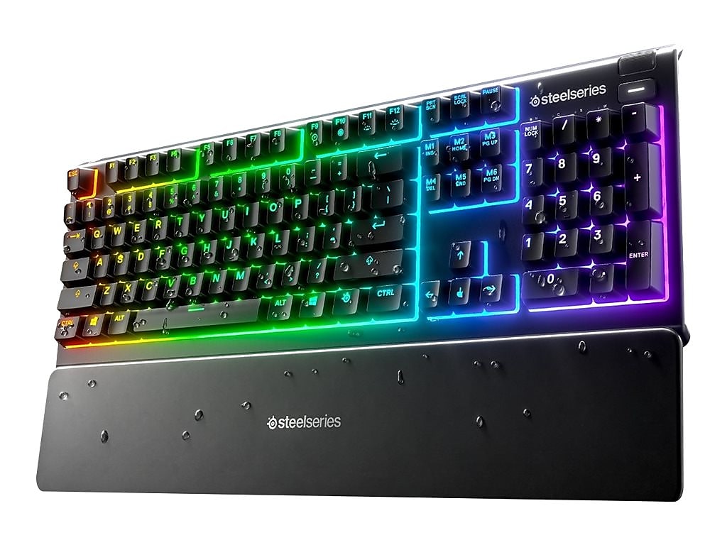 SteelSeries Apex 3 Wired Gaming Keyboard, Black